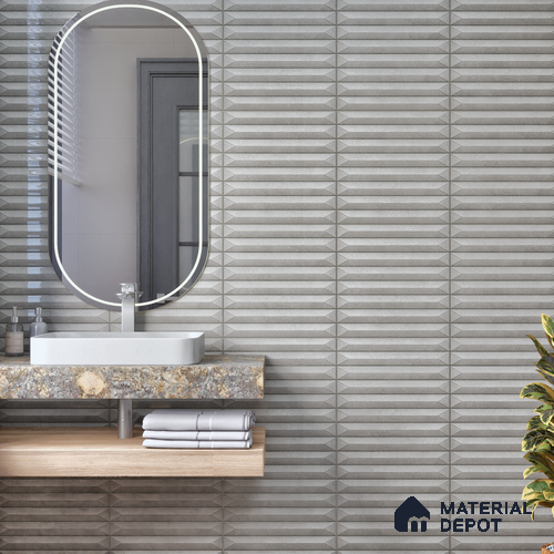 Faux Subway  Tile TL 07241 C Crayon 1006 1 ft x 1 ft Ceramic Glossy Finish - 9 mm  | 2 mm Spacer is Mandatory | Please Expect a Slight Variation of Pattern